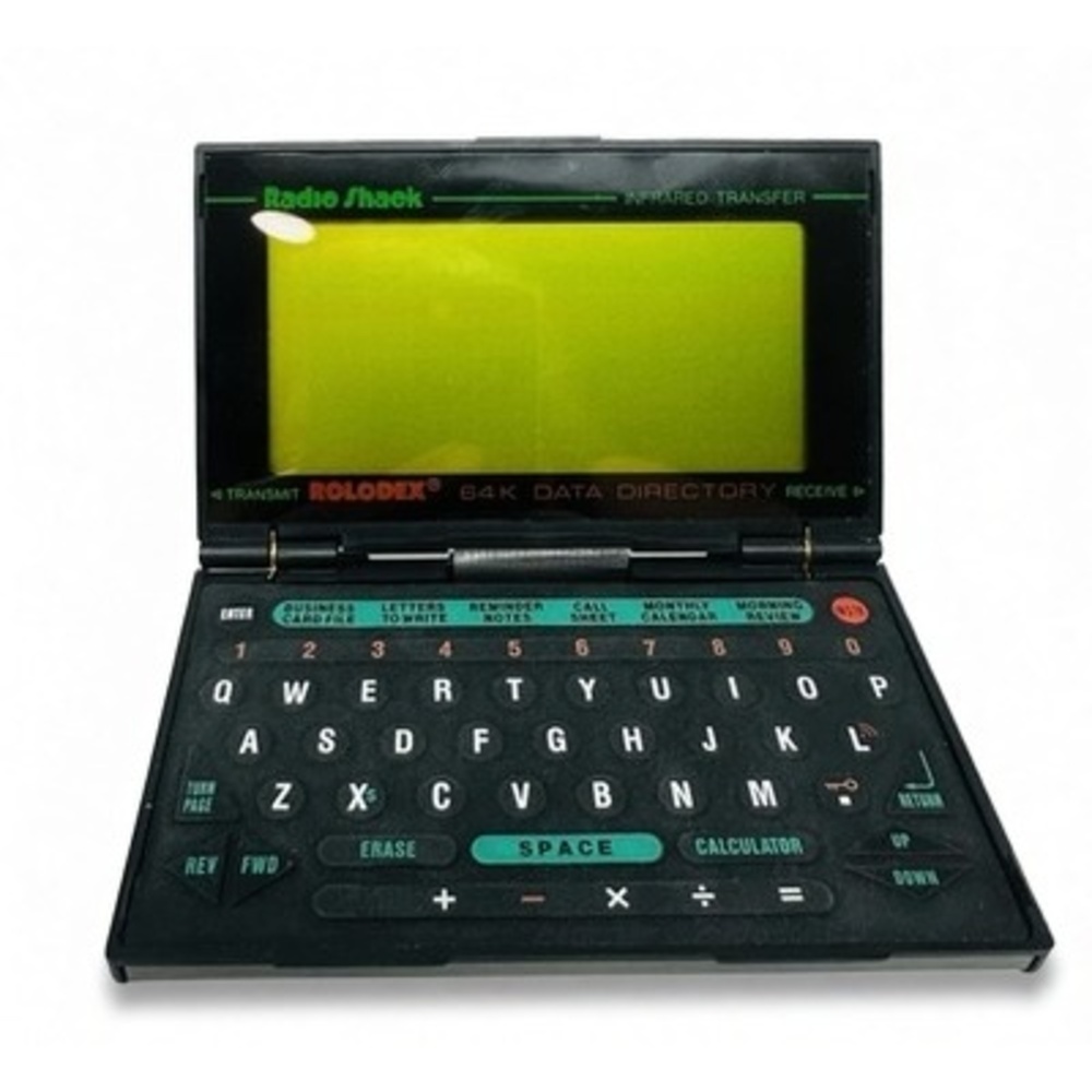 Radio Shack 64k Pocket Data Directory EC-339 Digital Organizer Retro Tech